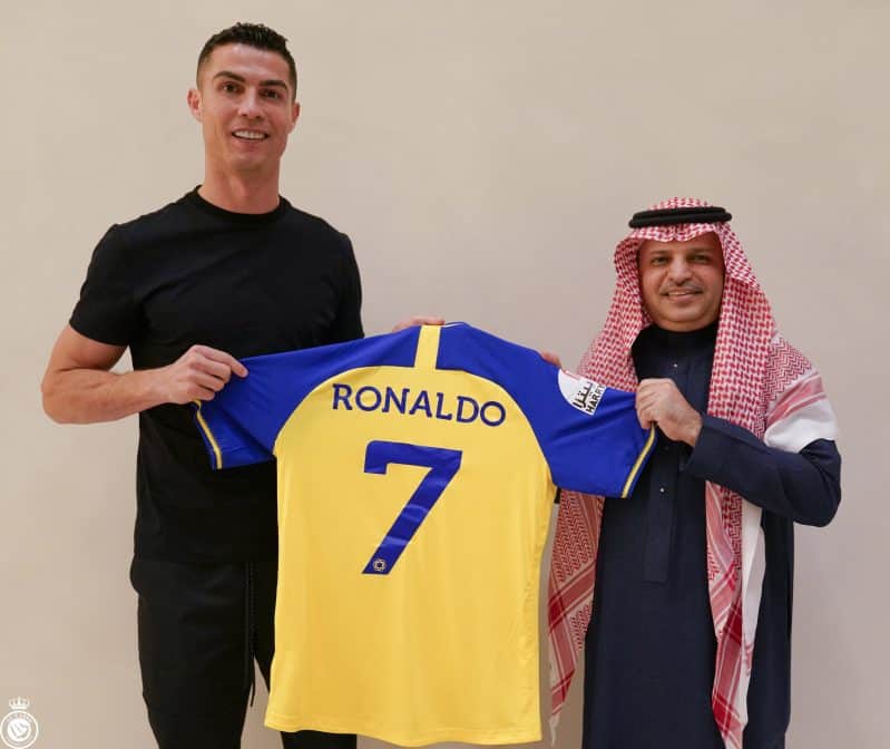 رونالدو مع رئيس النصر