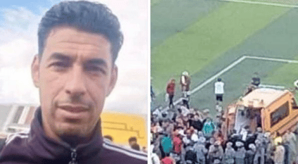 لحظة وفاة لاعب مصري في أرضية الملعب