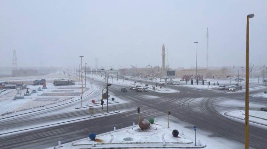 طريف الأقل حرارة في السعودية ومتوقع أن تسجل صفرًا مئويًّا خلال يومين