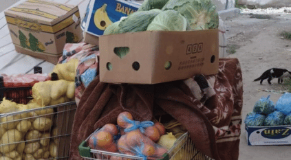 مصادرة 1.5 طن خضراوات وفاكهة من البائعين الجائلين بجدة