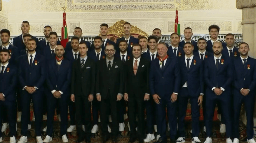 ملك المغرب يستقبل بعثة المنتخب بعد الإنجاز التاريخي بكأس العالم