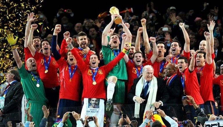 منتخب إسبانيا بطل مونديال 2010
