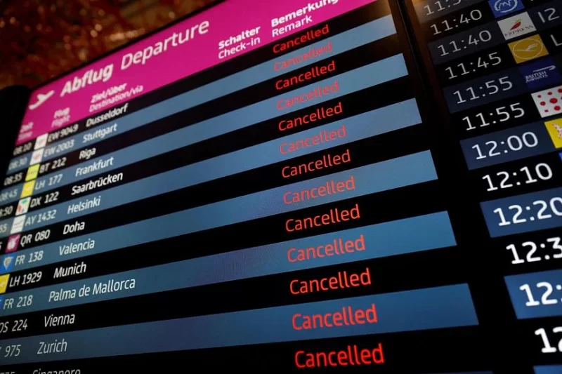 مطار برلين يلغي كافة الرحلات الجوية