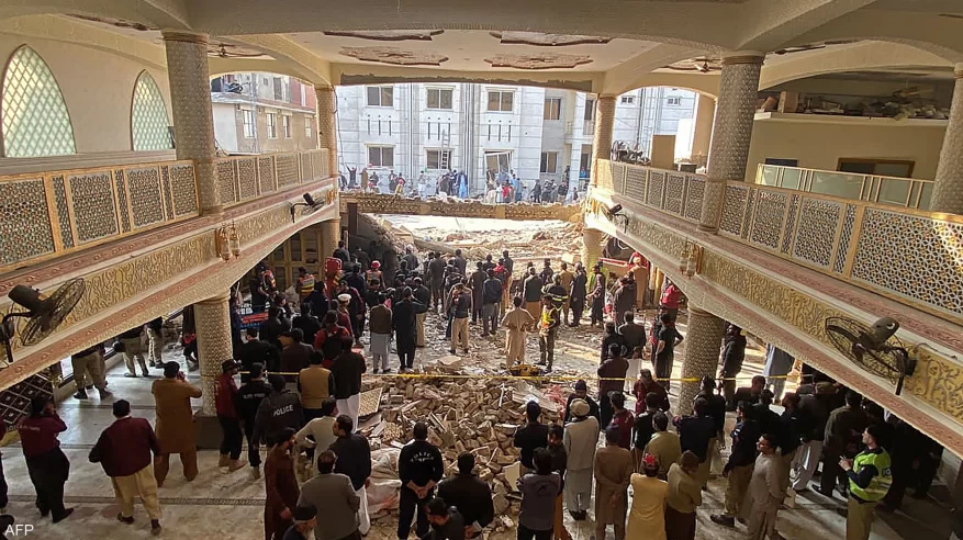 178 حصيلة قتلى وجرحى تفجير مسجد باكستان