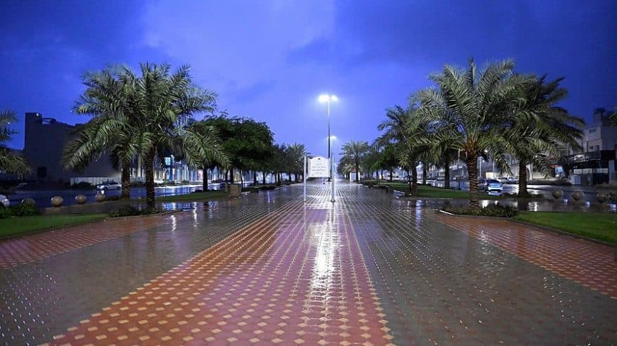 لقطات توثق أمطار المدينة المنورة وتوقعات باستمرارها