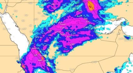 الرياض اليوم أبرد من بلاد الشام والحالة الممطرة العاشرة تبدأ غدًا