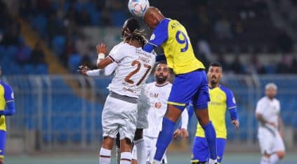 لا أهداف بين الشباب والنصر بالشوط الأول