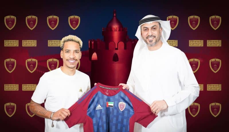 ماثيوس بيريرا بقميص الوحدة الإماراتي