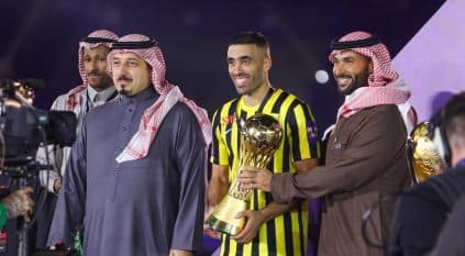 أول تعليق من حمدالله بعد تتويج الاتحاد بـ السوبر