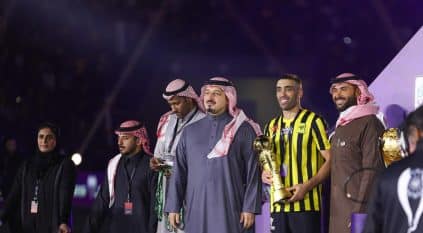 ثنائية حمدالله تمنحه لقب رجل مباراة نهائي السوبر السعودي