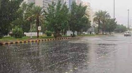 أمطار رعدية وسيول وبرد على 7 مناطق