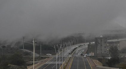 جريان وادي ممنا بتهامة بسبب أمطار الباحة
