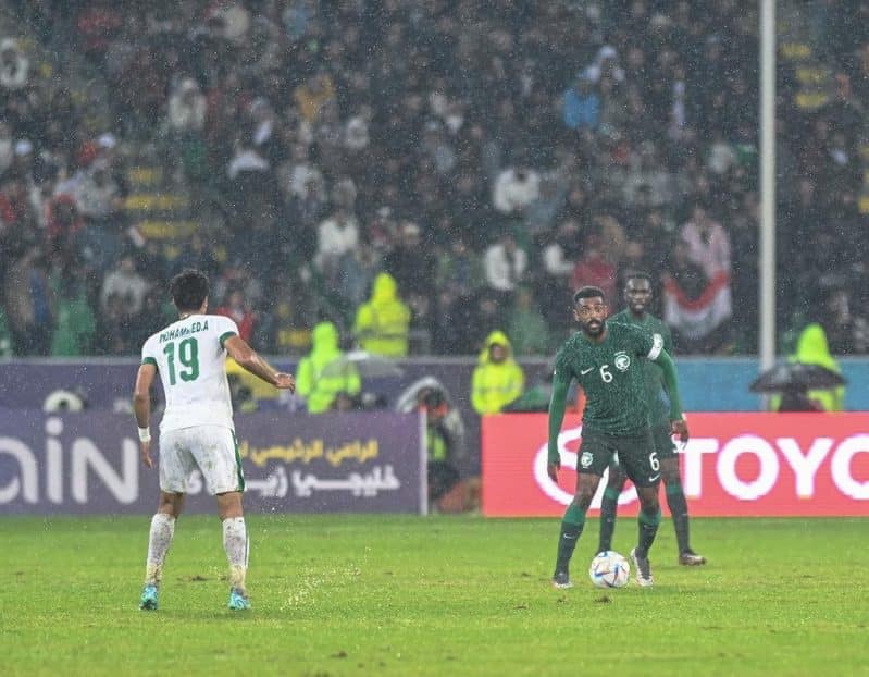 المنتخب السعودي ضد العراق في خليجي 25