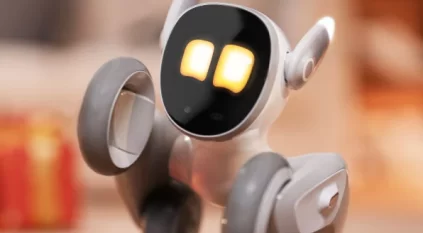 روبوت صغير يفهم إيماءات اليد والصوت