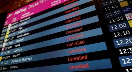 مطار برلين يلغي كافة الرحلات الجوية