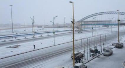 3 تحت الصفر.. موجة باردة على طريف