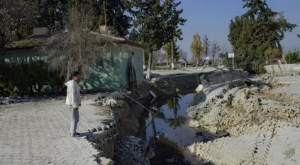 زلزال تركيا يشطر قرية لنصفين