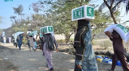 توزيع 600 سلة غذائية من مركز الملك سلمان للإغاثة في باكستان