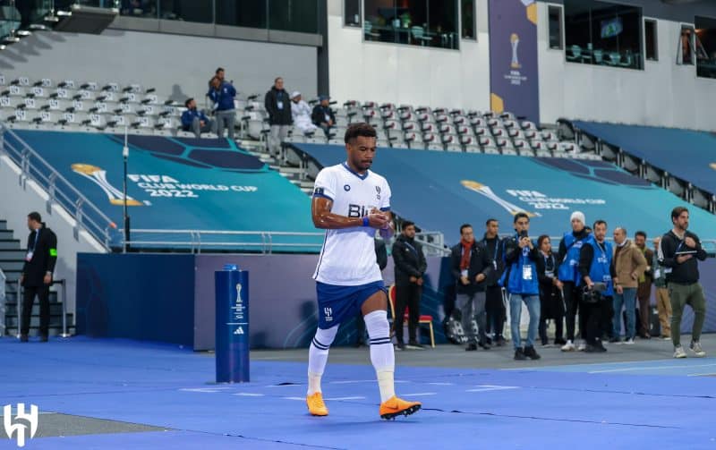 علي البليهي مدافع الهلال - الهلال ضد فلامنجو