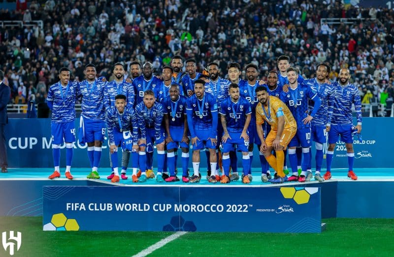 تتويج الهلال بالميدالية الفضية في كأس العالم للأندية