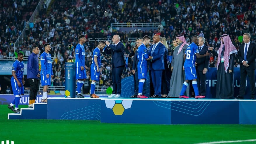 الهلال يحتفل بوصافة كأس العالم للأندية في بوليفارد رياض سيتي اليوم