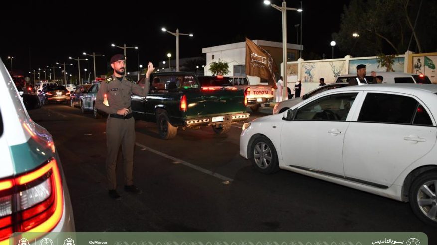 رجال المرور تنظيم وأمان خلال احتفالات يوم التأسيس