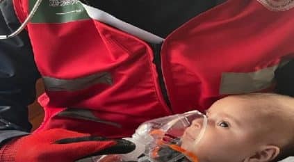 الهلال الأحمر السعودي يباشر حالة صعبة لطفل في غازي عنتاب