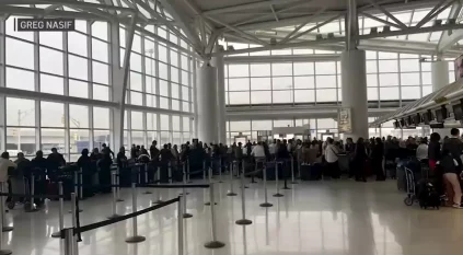 الفوضى تعم مطار جون كنيدي وتؤثر على الرحلات السعودية
