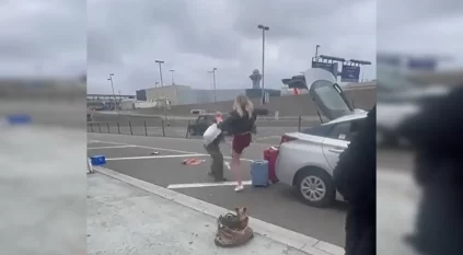 امرأة تعتدي بوحشية على سائق أوبر في لوس أنجلوس