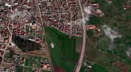 صور فضائية مذهلة للصدع الكبير في تركيا