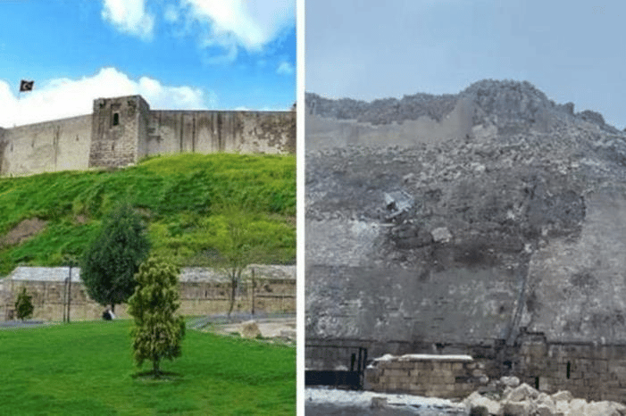 زلزال تركيا يدمر قلعة غازي عنتاب التاريخية