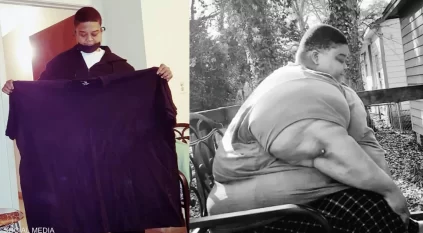 شاب يخسر 165 كيلو جرام من وزنه