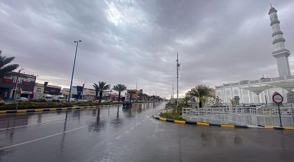 أمطار رعدية غزيرة وسيول وزخات من البرد على 8 مناطق