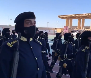 لقطات لحفل تخريج الدفعة الرابعة من معهد التدريب الأمني النسائي