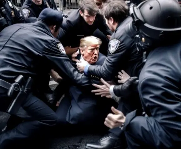 صور مزيفة لاعتقال ترامب تجتاح مواقع التواصل