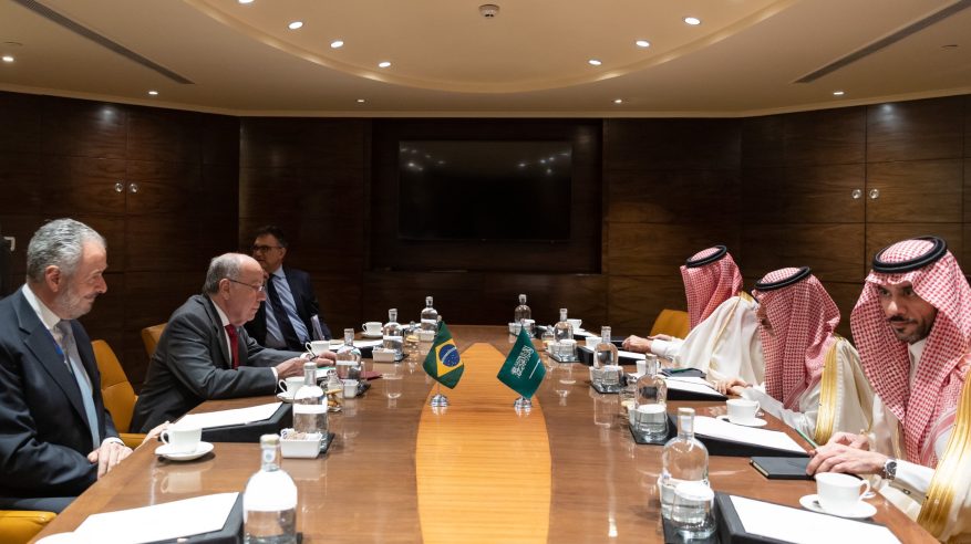 وزير الخارجية يبحث مع نظيريه البرازيلي والهندي تعزيز العلاقات