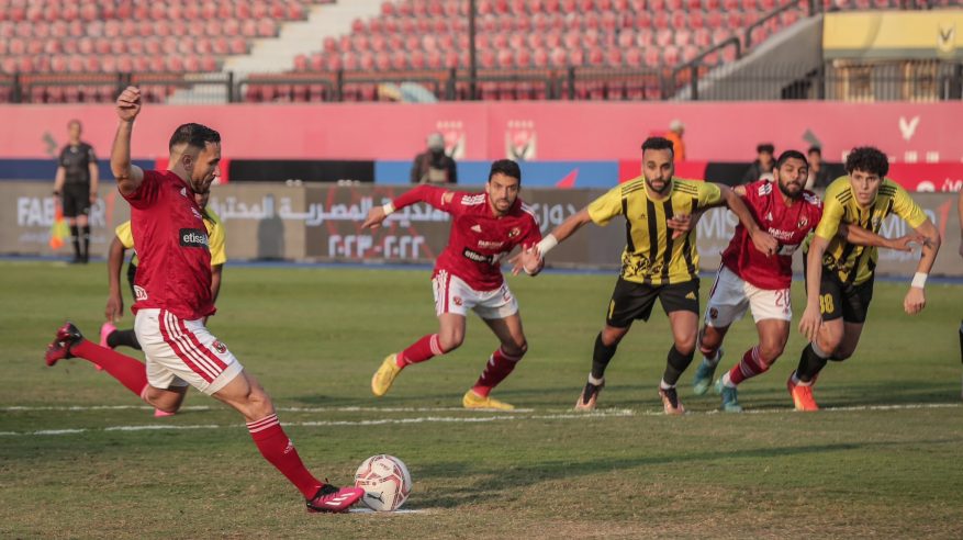 3 نقاط ثمينة لـ الأهلي ضد المقاولون في الدوري المصري