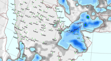 توقعات باستمرار الحالة الممطرة الـ15 بأمطار متفاوتة