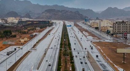 جازان الأعلى حرارة بـ 33 مئوية وطريف الأدنى