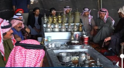 ربيع استثنائي في طريف بعد توشحها باللون الأخضر