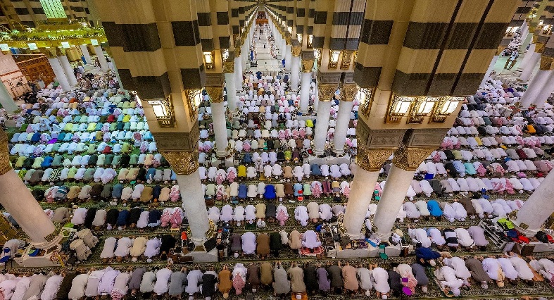 المسجد النبوي يستقبل 148 مليون مُصلٍ من بداية محرم 1444هـ