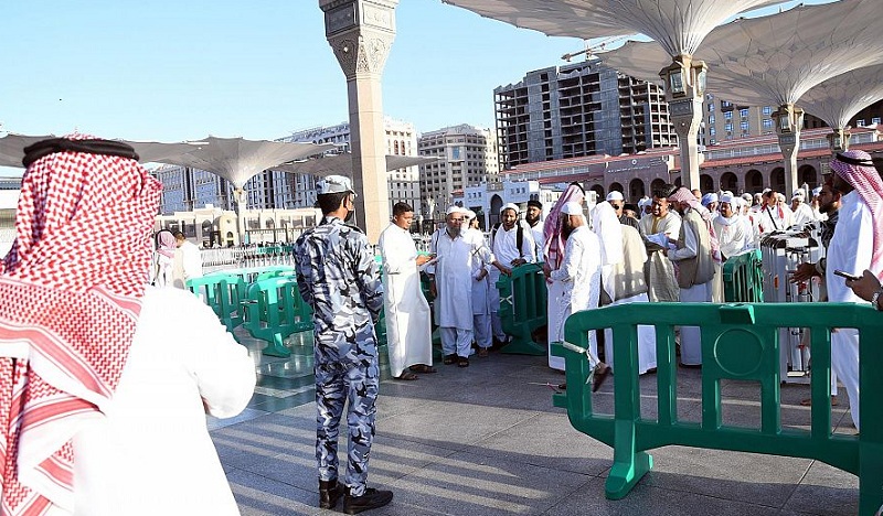 60 ممرًا لتنظيم عبور المصلين إلى أرجاء المسجد النبوي