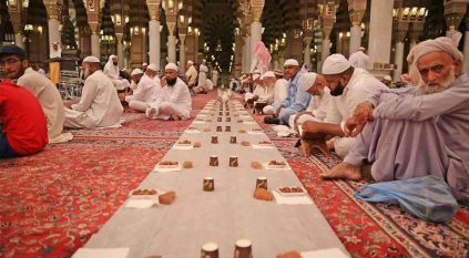 اشتراطات لتقديم خدمات إفطار الصائمين لشهر رمضان بالمسجد النبوي