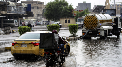 تعطيل الدوام في العراق بسبب الأمطار الغزيرة