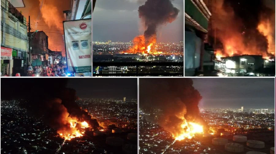 حريق ضخم بإندونيسيا يودي بحياة 10 أشخاص وإصابة العشرات