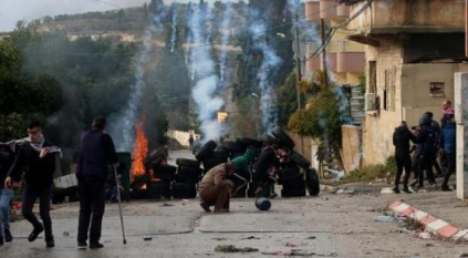 مستوطنون يهاجمون حوارة مجددًا وإصابة عدد من الفلسطينيين