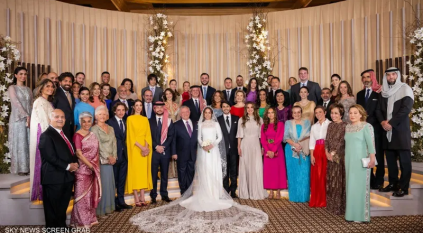 لقطات وإطلالات بسيطة من حفل زفاف الأميرة إيمان بالأردن