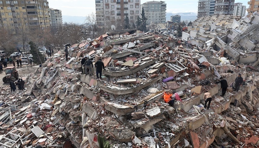 زلزالان متتاليان يضربان مجددًا كهرمان مرعش في تركيا