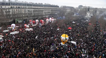 اشتباكات عنيفة بين الشرطة الفرنسية والمتظاهرين بباريس