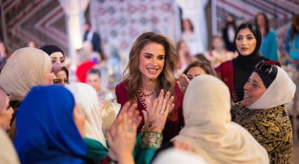 الملكة رانيا تشارك لقطات من حفل حناء الأميرة إيمان
